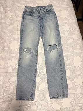 Levi's 501 Light Blue Denim Jeans